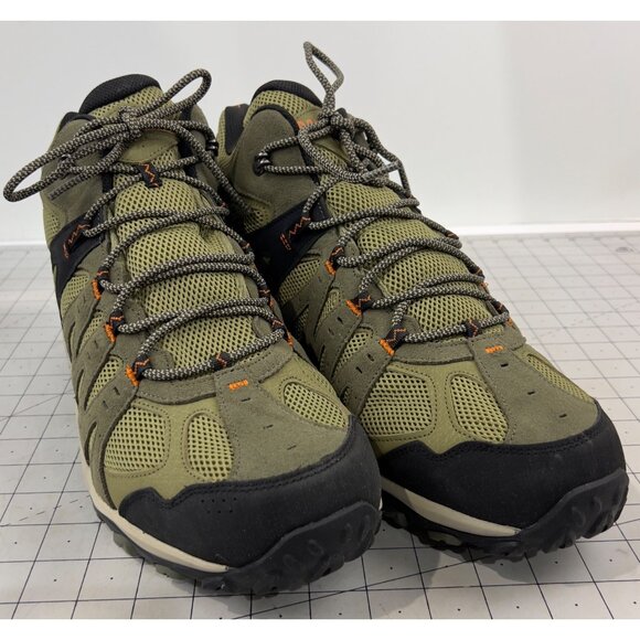 Merrell Men's Accentor 3 Waterproof Mid Hiking Boots Olive/Herb Sz. 13 W(EE) New - Picture 1 of 8